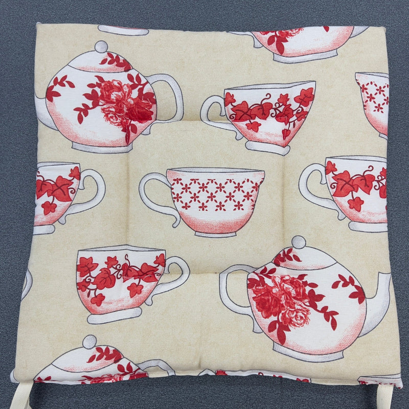 Cuscino coprisedia personalizzato con laccetti 38x38 cm - Diffusione Tessuti