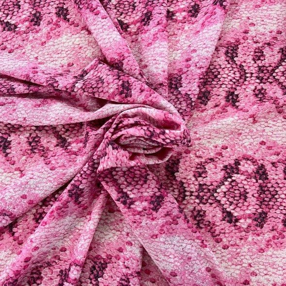 Maglina crepe bio elastica animalier - Diffusione Tessuti