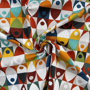 Tessuto Panama Stampato Geometrico Diffusione Tessuti Tessuto Panama Stampato Geometrico