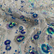 Pizzo Alta Moda con Paillettes - Diffusione Tessuti