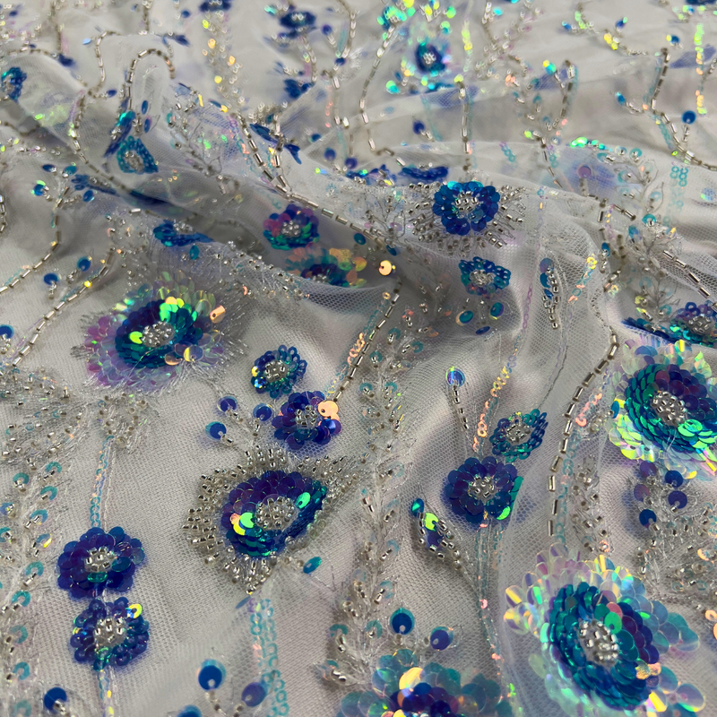 Pizzo Alta Moda con Paillettes - Diffusione Tessuti