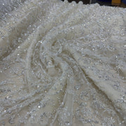 Pizzo Alta Moda perline - Diffusione Tessuti