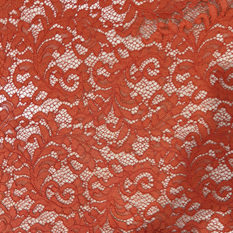 Pizzo Chantilly smerlato foliage - Diffusione Tessuti
