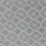Pizzo Sangallo bianco rombo e fiore - Diffusione Tessuti