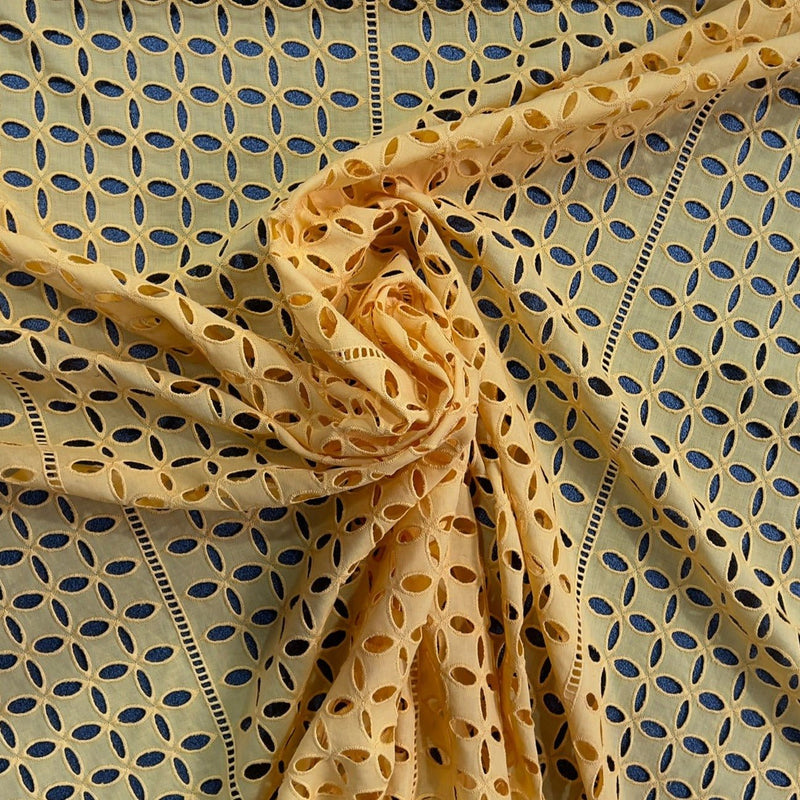 Pizzo Sangallo Giallo ocra - Diffusione Tessuti