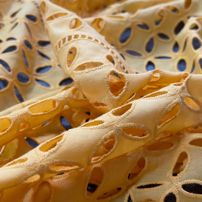 Pizzo Sangallo Giallo ocra - Diffusione Tessuti