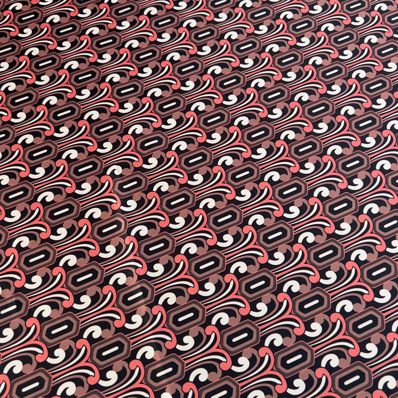 Rasetto in Poliestere Fantasia Geometrica - Diffusione Tessuti