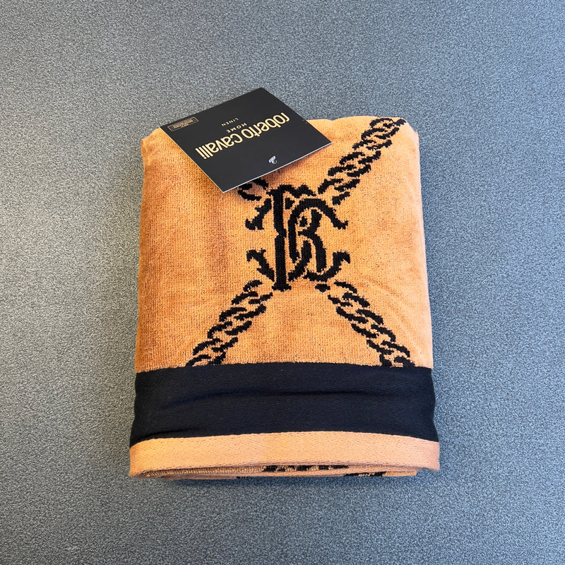 SET salviette 1+1 (media+ospite) Roberto Cavalli in spugna stampa SPIDER