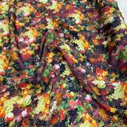 Seta alta moda motivo frutta - Diffusione Tessuti