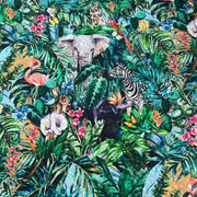 Seta Devoré Fantasia Animalier Jungla - Diffusione Tessuti