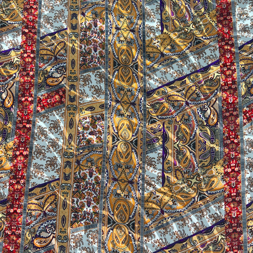 Seta Devoré Fantasia Regale Paisley - Diffusione Tessuti
