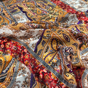 Seta Devoré Fantasia Regale Paisley - Diffusione Tessuti