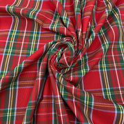 Tartan scozzese rosso motivo grande - Diffusione Tessuti