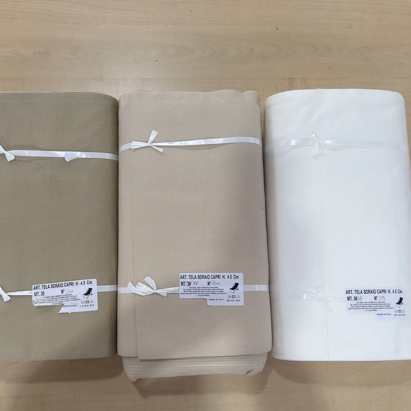 Tela per sedia a sdraio al metro tinta unita larghezza 45 cm - Capri - Diffusione Tessuti