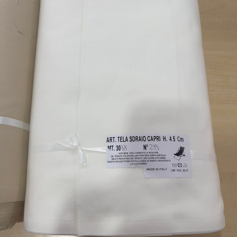 Tela per sedia a sdraio al metro tinta unita larghezza 45 cm - Capri - Diffusione Tessuti