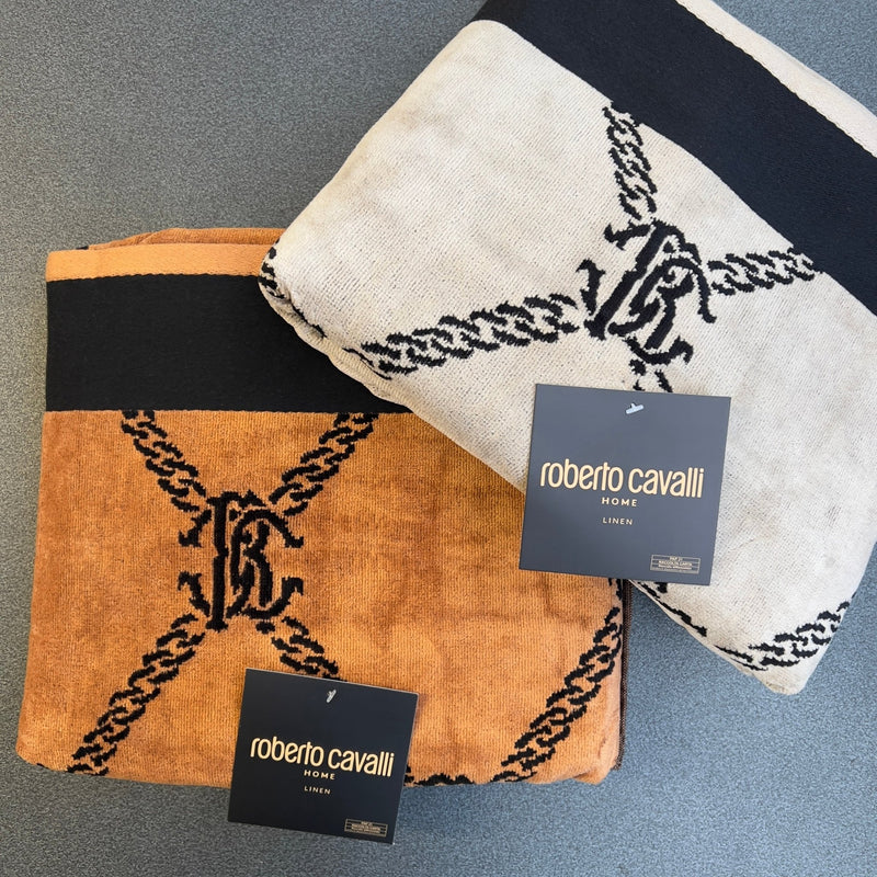 Telo Bagno Roberto Cavalli in spugna stampa SPIDER - Diffusione Tessuti