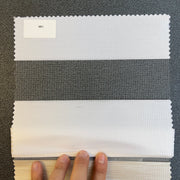 Tenda a Rullo Vedo Non Vedo (Fascia 7 cm) cassetto bianco - Diffusione Tessuti