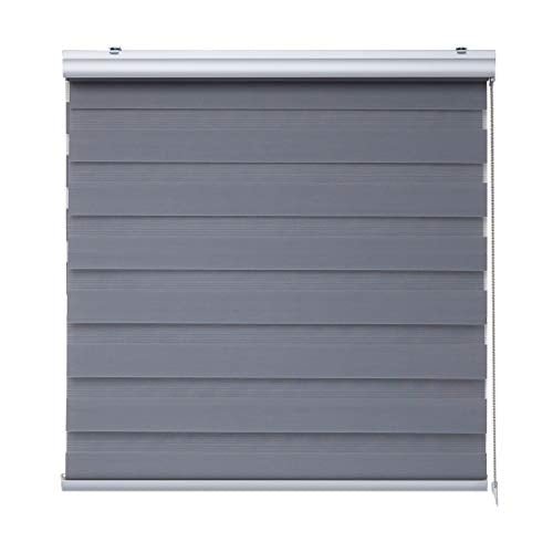 Tenda a Rullo Vedo Non Vedo (Fascia 7 cm) cassetto nero - Diffusione Tessuti