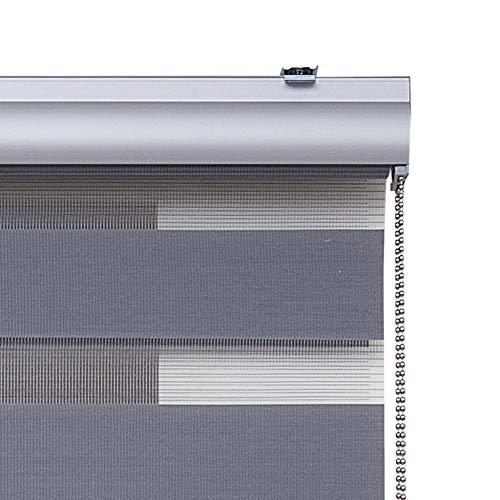 Tenda a Rullo Vedo Non Vedo (Fascia 7 cm) cassetto nero - Diffusione Tessuti