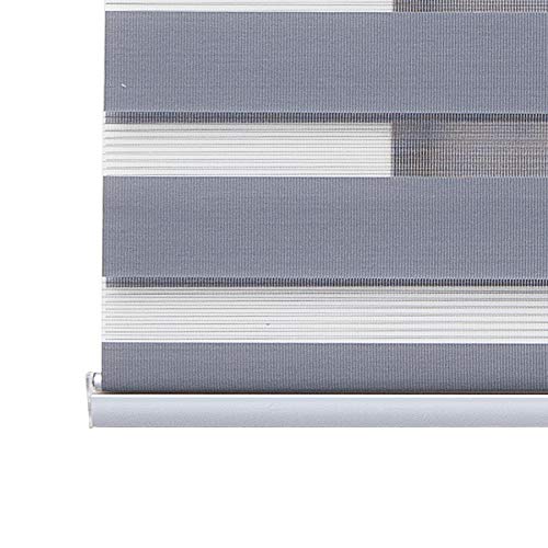 Tenda a Rullo Vedo Non Vedo (Fascia 7 cm) cassetto nero - Diffusione Tessuti