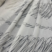 Tenda Devoré in Poliestere Fantasia Astratta “Graffi” (H 290 - 300 cm Piombata) - Diffusione Tessuti