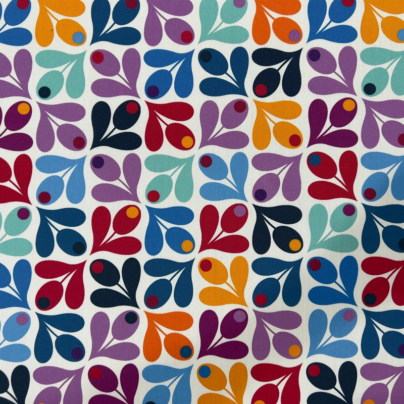 Tessuti Dralon® Disegno Fiori Vintage - Diffusione Tessuti