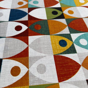 Tessuto Panama Stampato Geometrico - Diffusione Tessuti