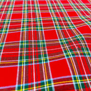 Tessuto Tartan Scozzese Rosso a Motivo Piccolo - Diffusione Tessuti