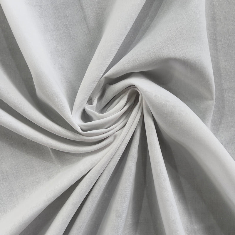 Tessuto Tenda Misto Lino bianco extra - Diffusione Tessuti