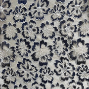 Tulle con fiori di ciliegio ricamato - Diffusione Tessuti